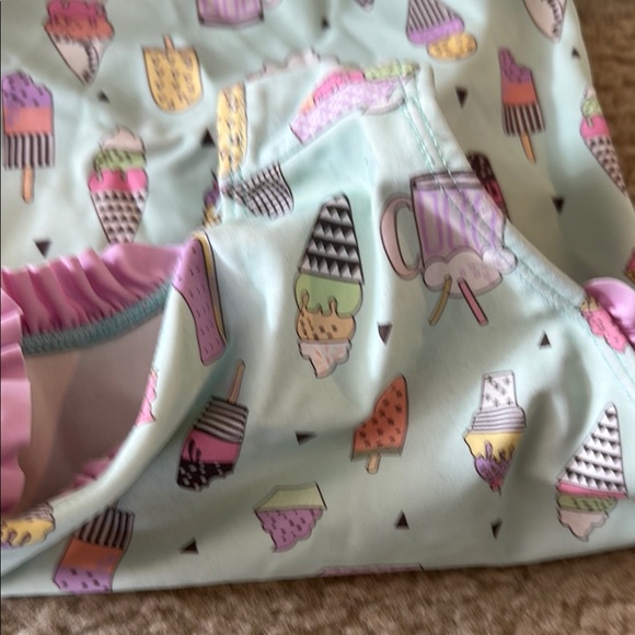 Ice Cream Print Halter Swimsuit - Picture 3 of 6